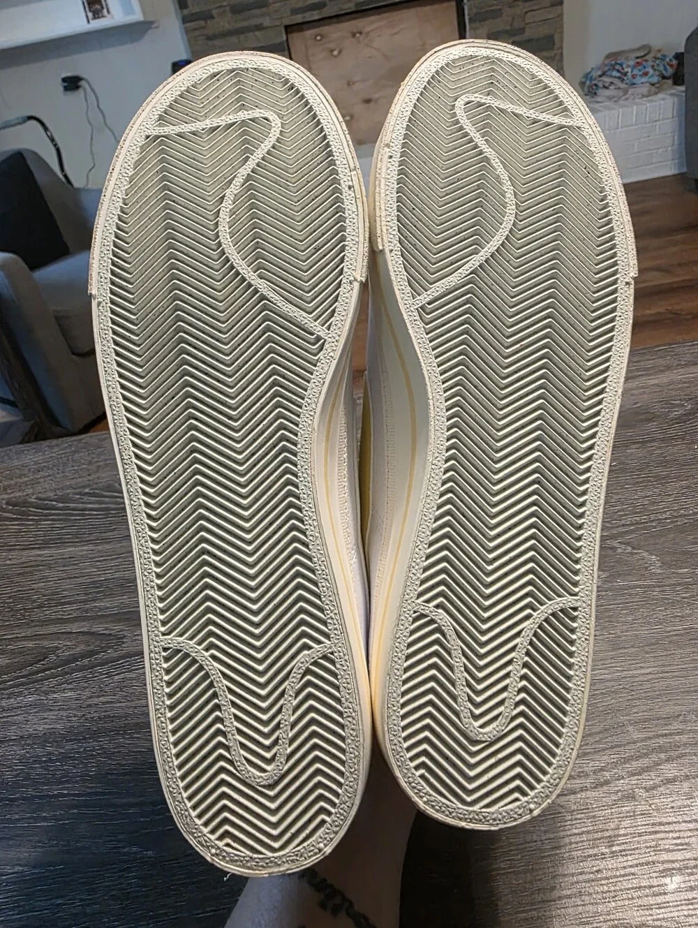 Nike Court Legacy Next Nature White Low-Top Sneakers with Pale Yellow Swoosh